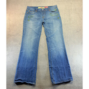 7 For All Mankind Womens Bootcut Jeans Blue Size 31 Denim "The Great China Wall"